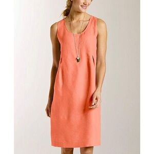 Sleeveless Coral Dress